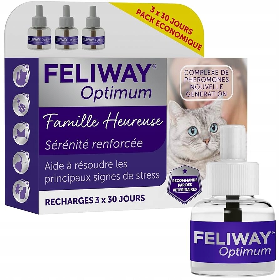Feliway Optimum 48 ml náplň s feromony pro kočky