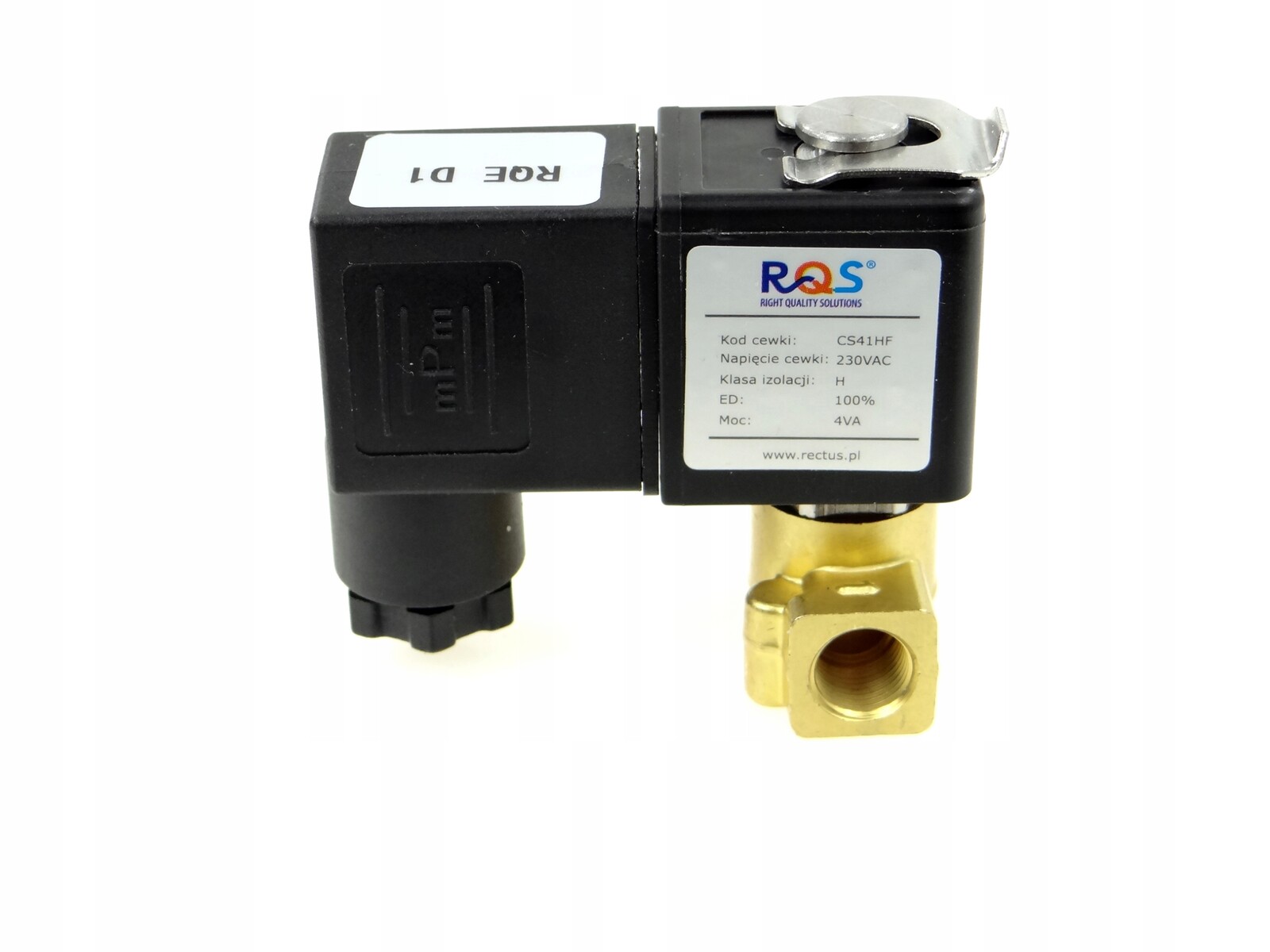 Elektroventil přímého provozu mosazný 2/2