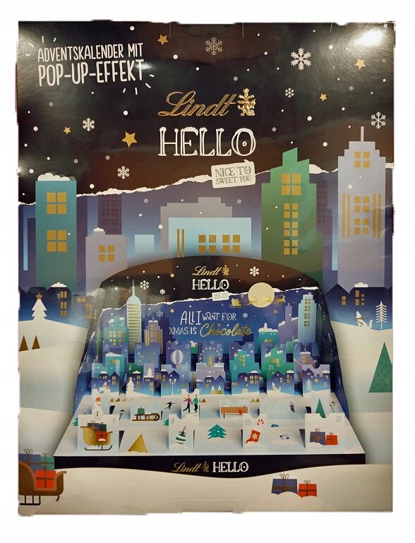 Adventní Kalendář Lindt Hello 243g verze na 2025