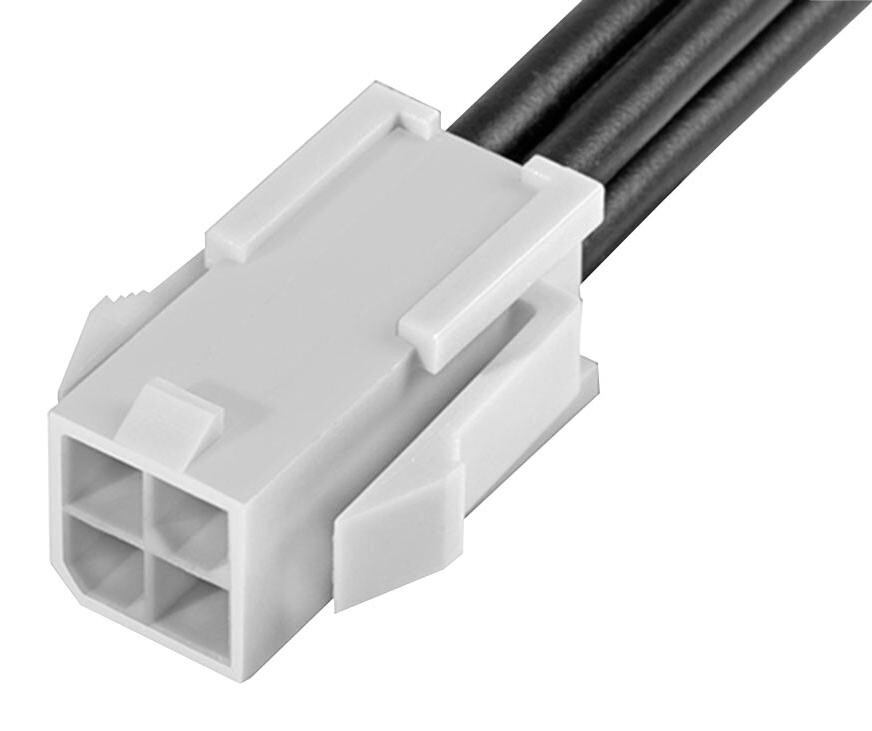 Molex 215326-2042 Wtb Cable, 4Pos Rcpt-Free End, 300Mm