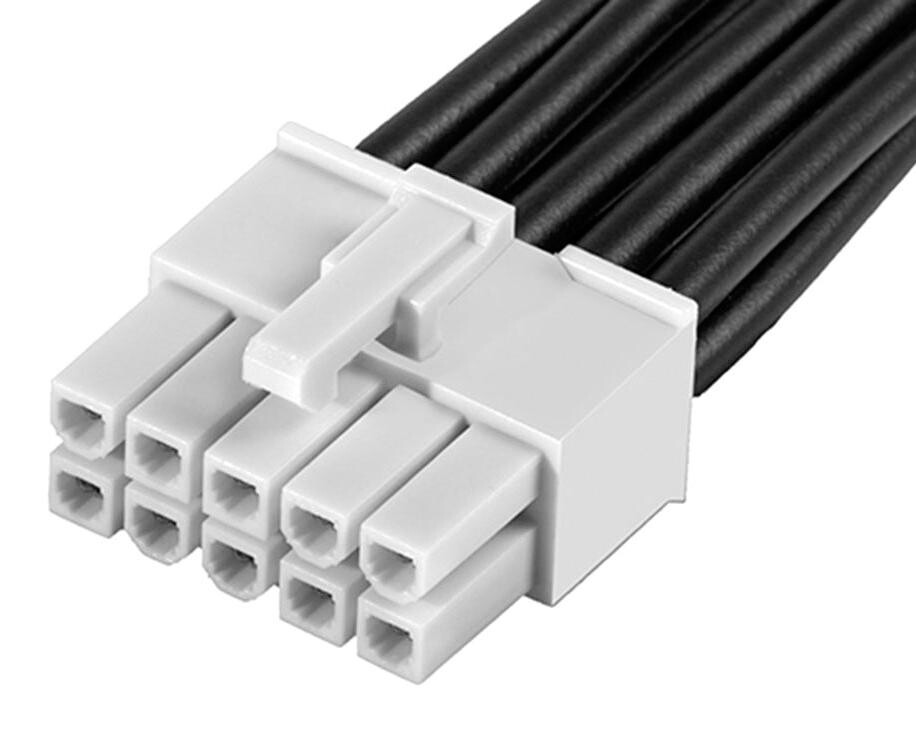 Molex 215328-2102 Wtb Cable, 10Pos Plug-Free End, 300Mm
