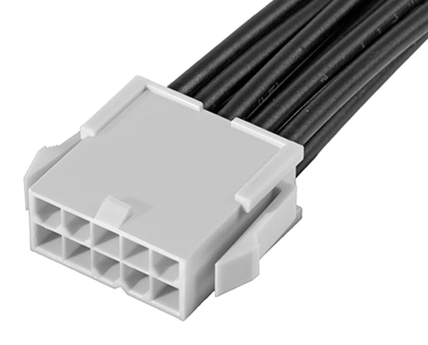 Molex 215325-1102 Wtb Cable, 10Pos Rcpt-Rcpt, 300Mm