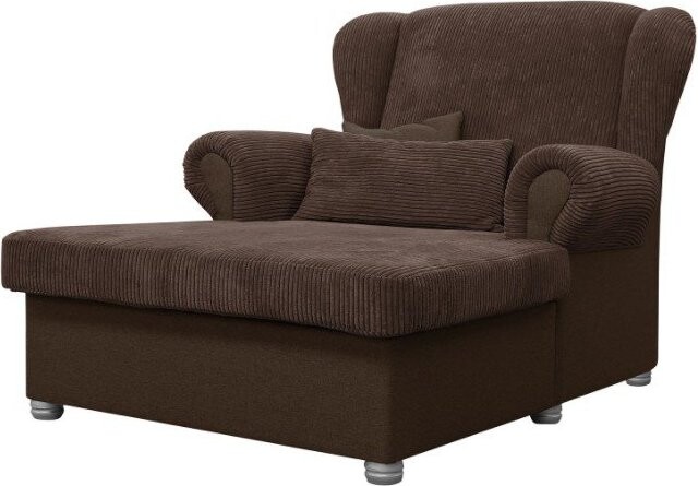 Tmavě hnědá manšestrová lenoška Lord – Ropez