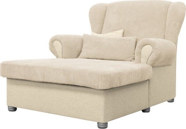 Béžová manšestrová lenoška Lord – Ropez