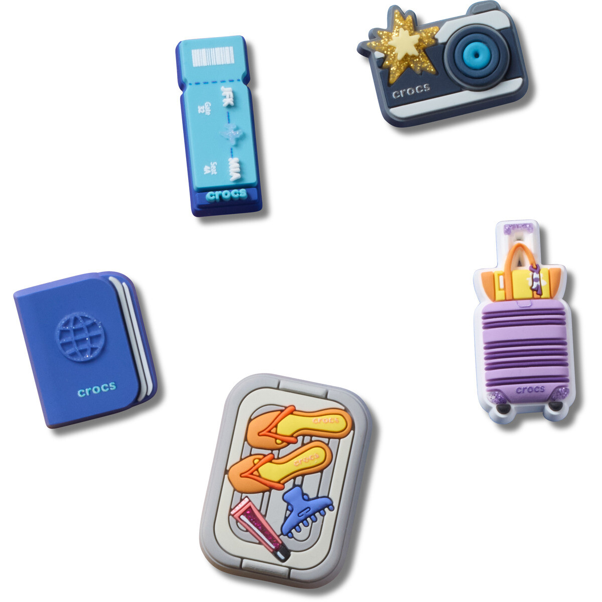 Crocs  Travel Essentials 5 Pack  ruznobarevne