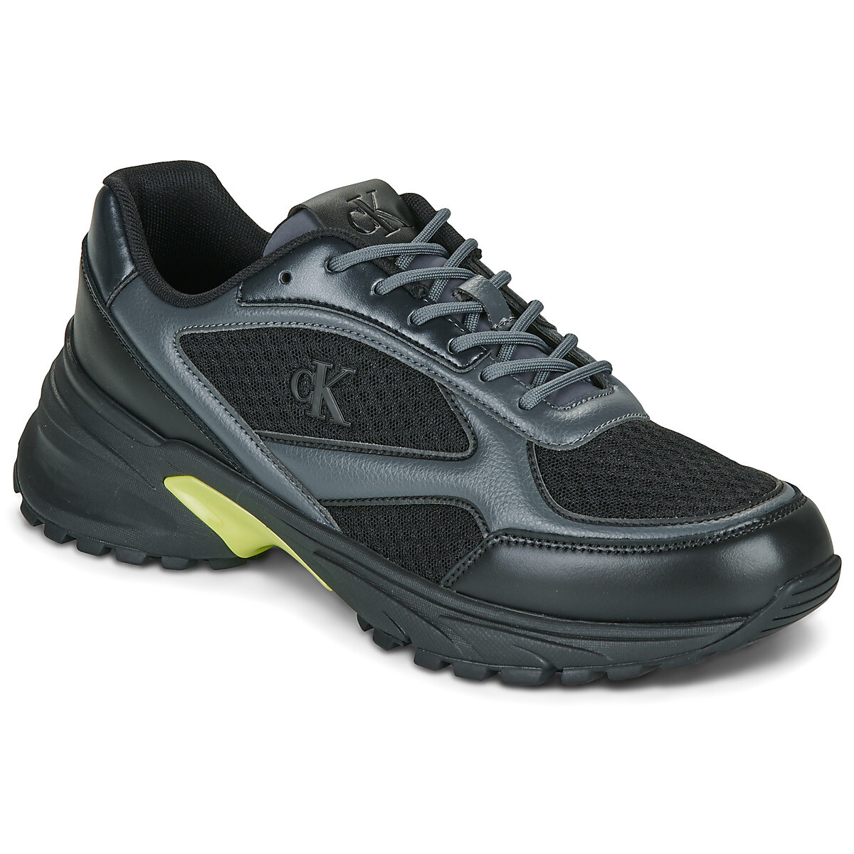 Calvin Klein Jeans  HIKE RUNNER LACEUP MESH MIX  Černá