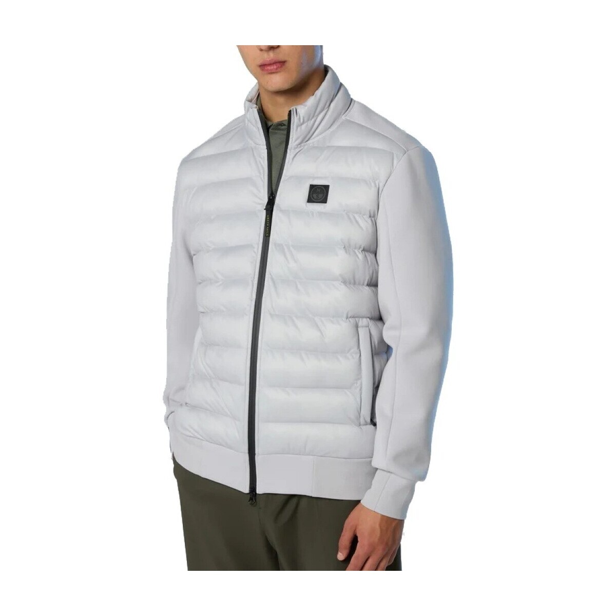 North Sails  FULL ZIP SWEATER  Šedá