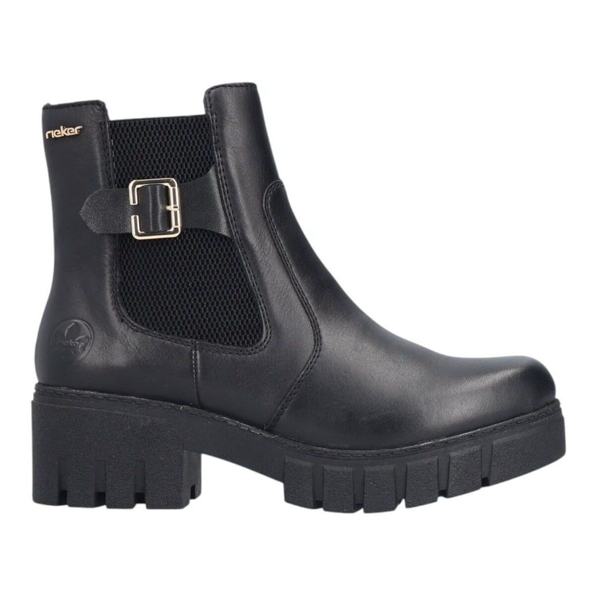 Rieker  Bottines  Černá