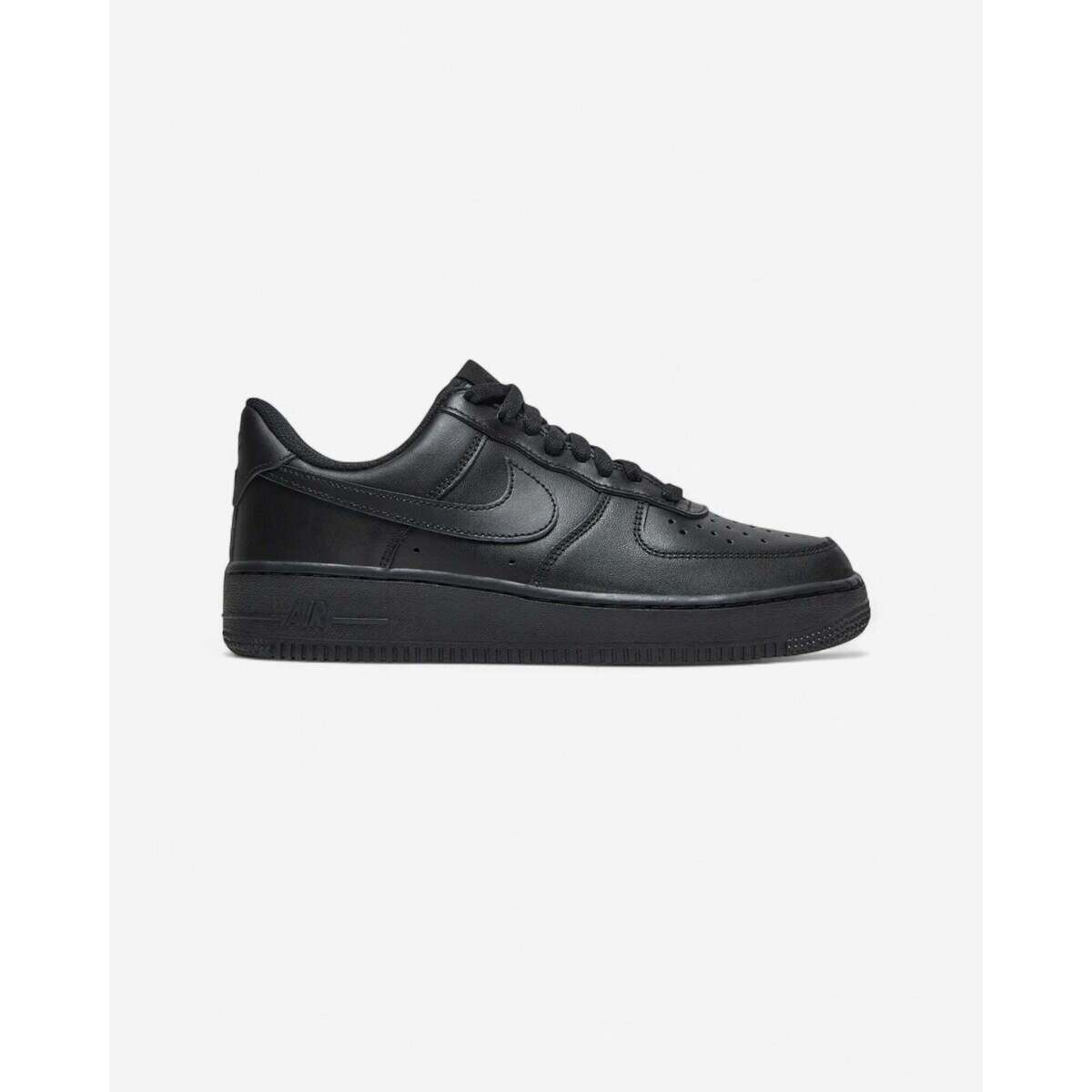 Nike  Air Force 1 Low LE Black (GS)  Bílá