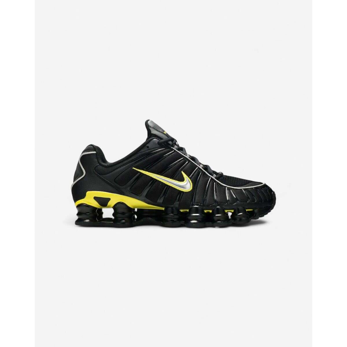 Nike  Shox TL Black Dynamic Yellow Metallic Silver  Bílá