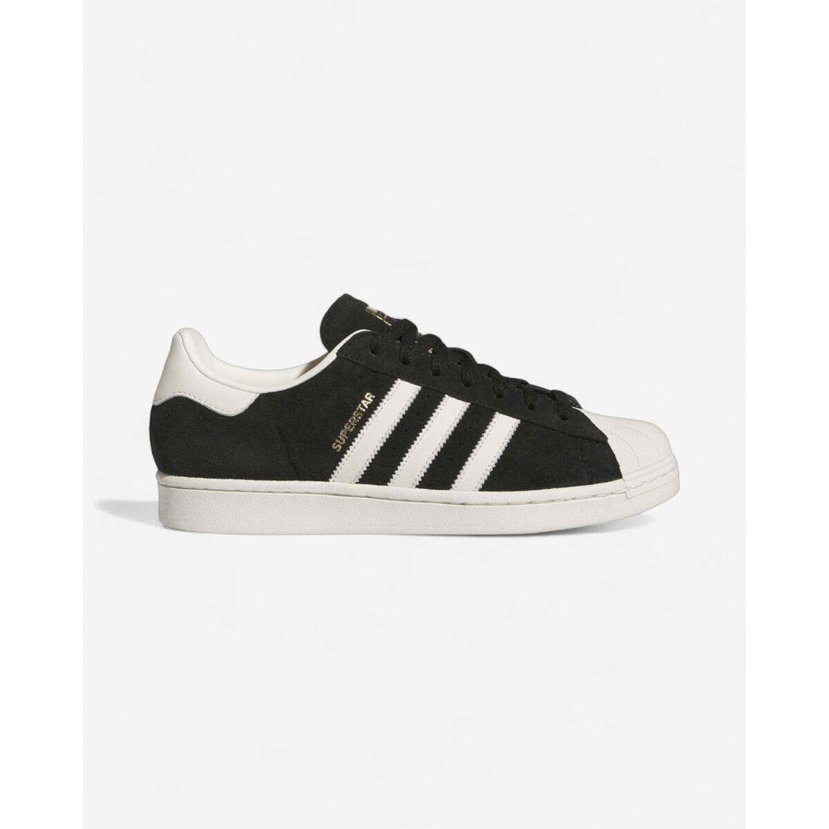 adidas  Superstar Core Black Off White Gold Metallic  Černá