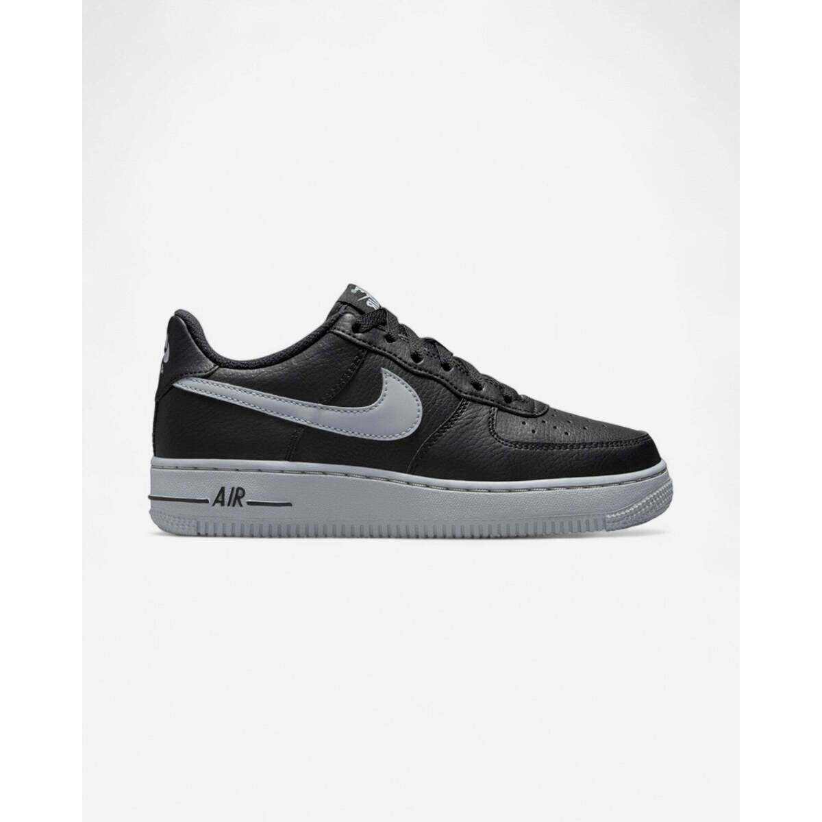 Nike  Air Force 1 Low Black Wolf Grey (GS)  Černá