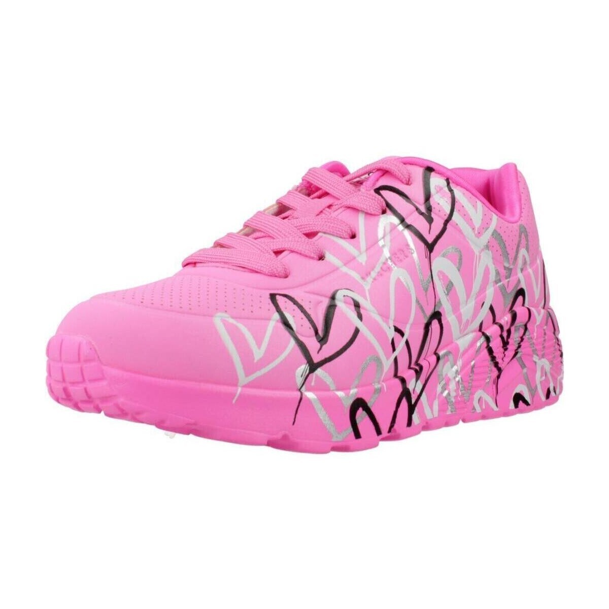 Skechers  UNO LITE - METALLIC  Růžová