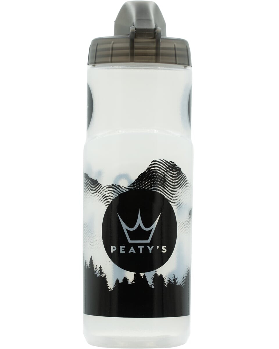 PEATYS Lahev na kolo Peaty's X Fidlock Locking - Moutains clear 600 ml
