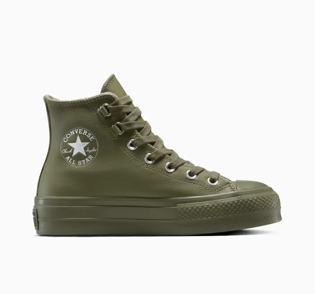 converse Dámské boty CONVERSE CHUCK TAYLOR ALL STAR LIFT PLATFORM LEATHER 36 EU A12968C