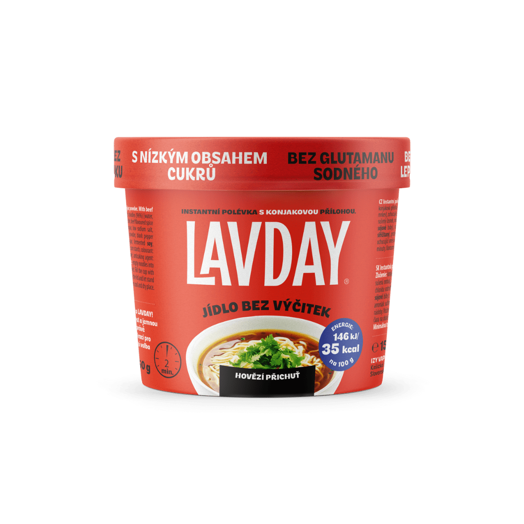 LAVDAY s.r.o. LAVDAY Instantní polévka hovězí příchuť 150 g