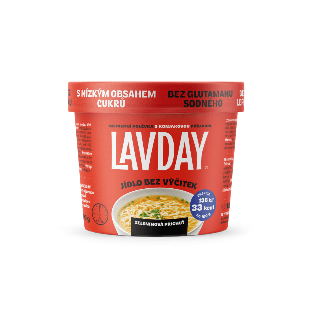 LAVDAY s.r.o. LAVDAY Instantní polévka zeleninová příchuť 150 g