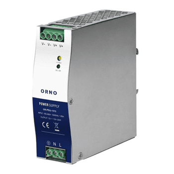 Průmyslový napájecí zdroj spínaný ORNO OR-PSU-1673, 12V/10A, 120W, na DIN lištu