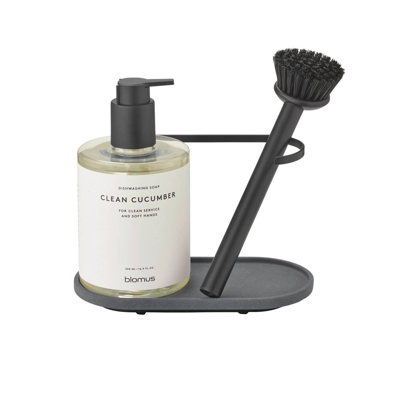 Sada na mytí nádobí Blomus DHUVA - tmavě šedá