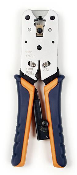 W-Star Krimpovací kleště RJ45 WS2182R s ráčnou přímé, ořezávač izolace