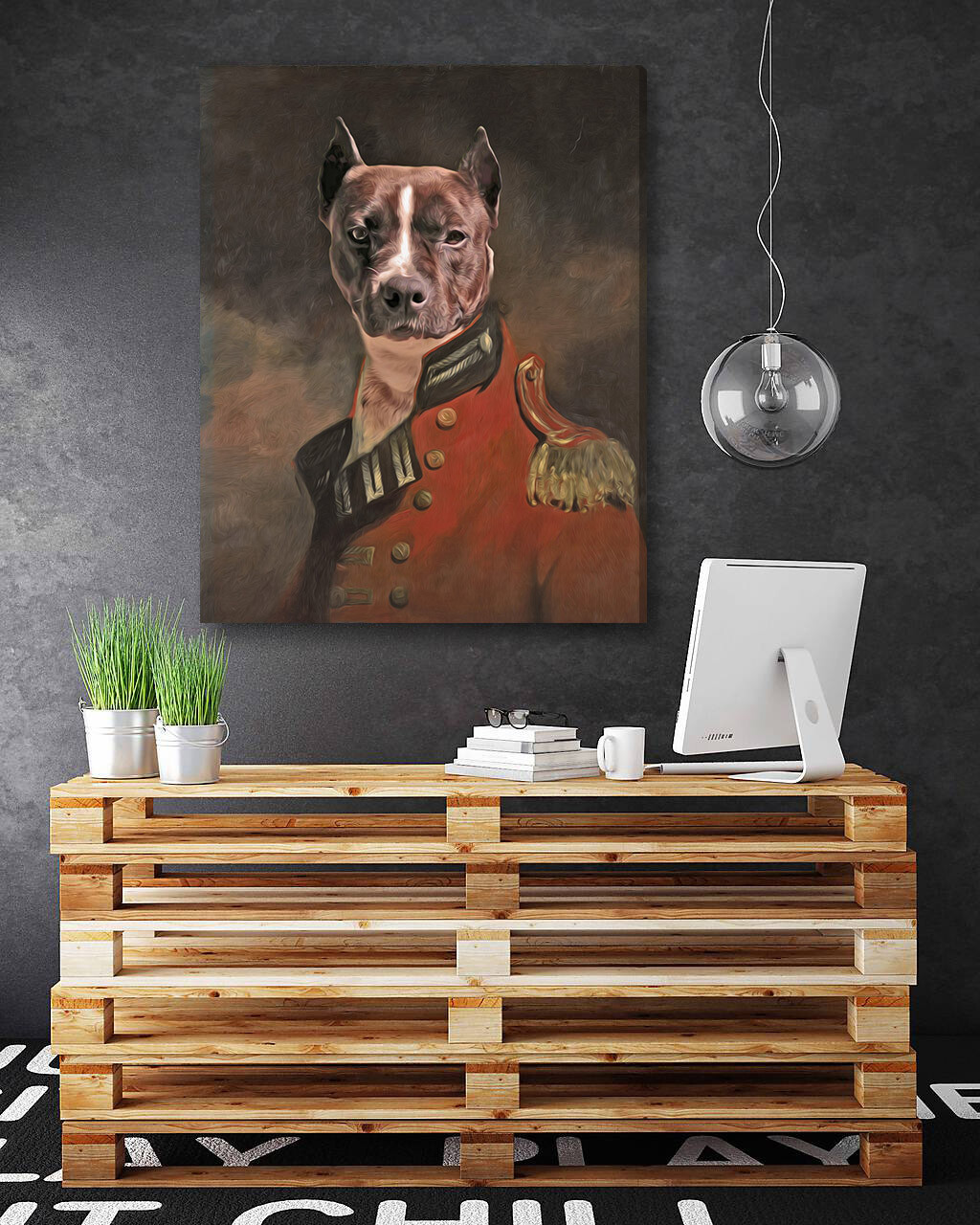 Obrázek z fotografie na plátně General_4 - 75x90 cm