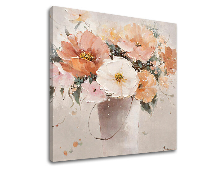 Obraz na plátně KVĚTINY VE VÁZE 1 díl XOBCH1943WE1