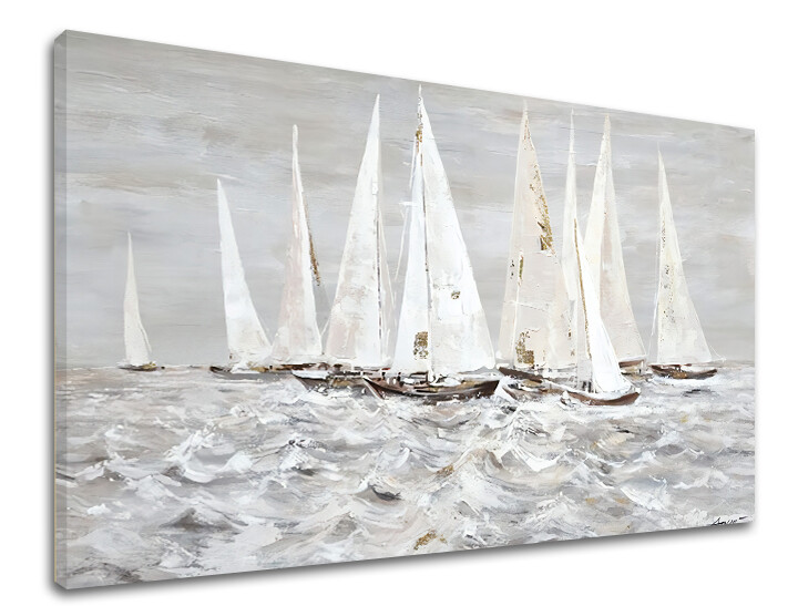 Obraz na plátně PLACHETNICE NA MOŘI 1 kus XOBCH12152GE1