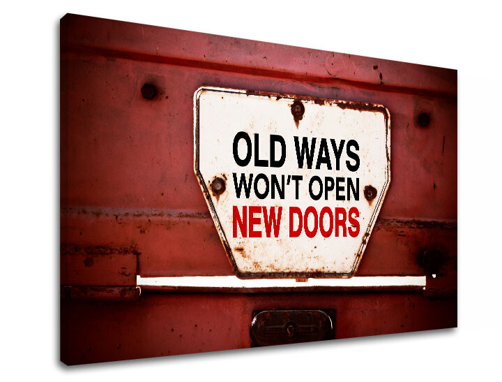 Motivační nástěnné umění Staré způsoby_001