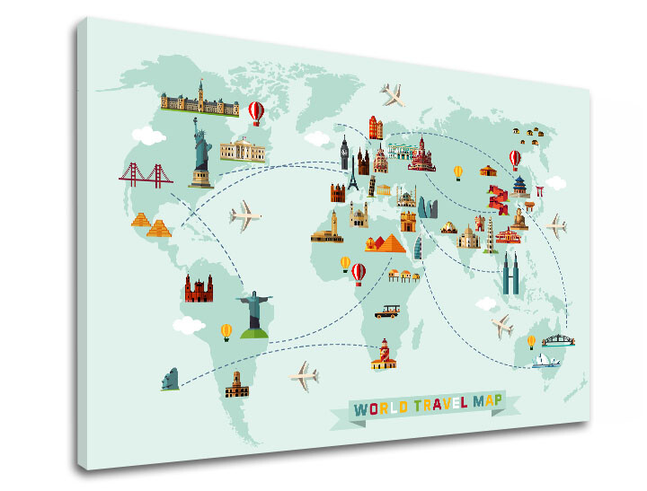 Nástěnné umění MAPS_012