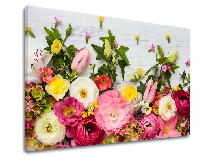 Nástěnná malba RŮŽOVÉ KVĚTY_1510-11