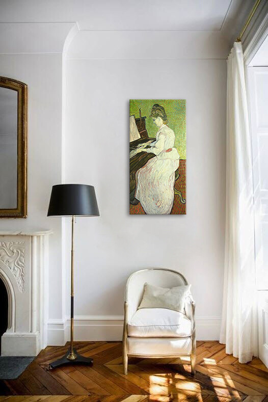 Vincent van Gogh - Marguerite Gachet u klavíru