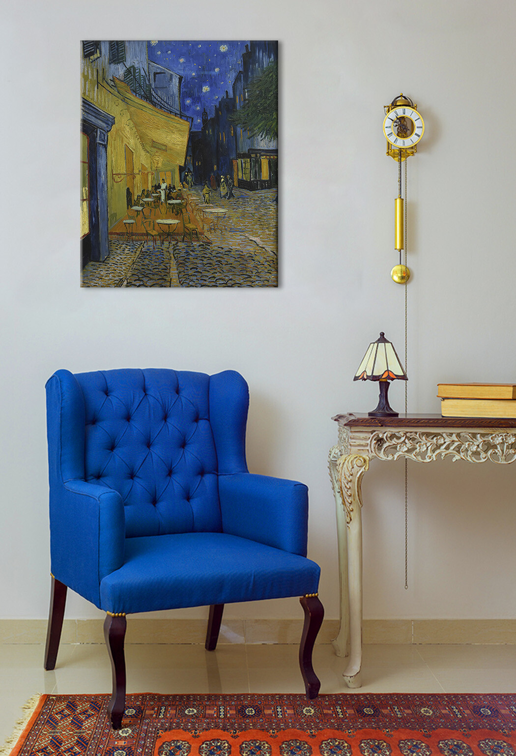 Obraz na plátně Vincent van Gogh - Terasa kavárny v noci