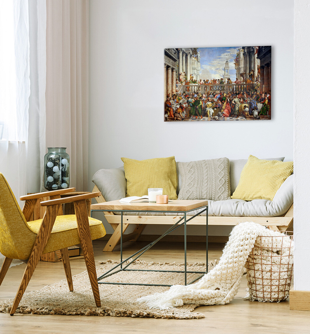 Malba na plátně Paolo Veronese - Svatba v Káni Galilejské