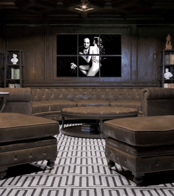 Největší mafiáni na obrazovce SOPRANOS - TONY SOPRANO s nahou ženou