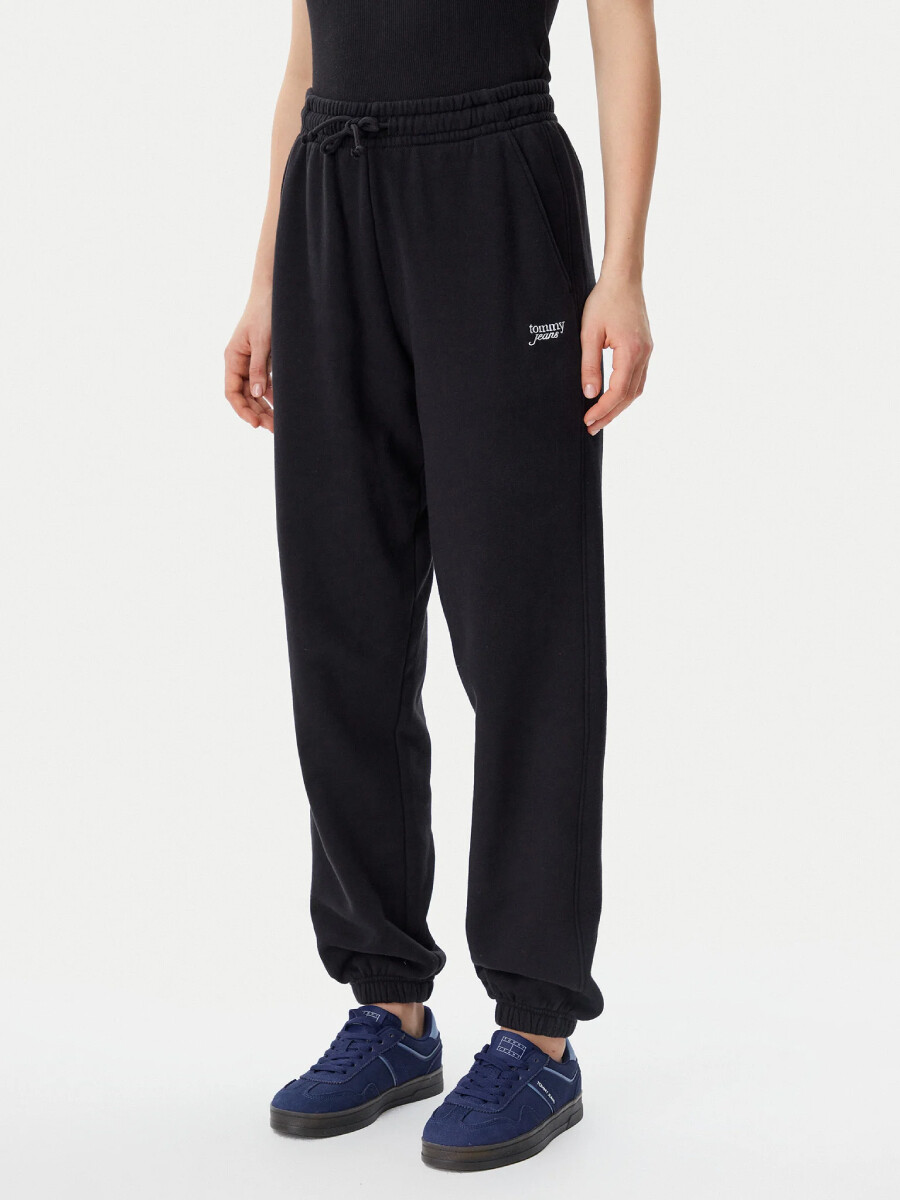 Tommy Jeans dámské černé tepláky DW0DW20670 XS