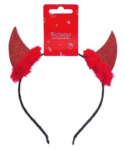 Anděl Čertovské rohy z filcu - 5630