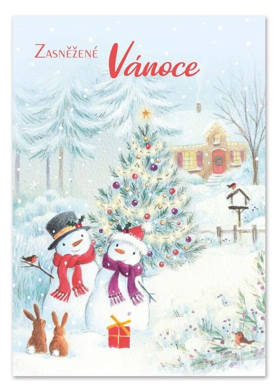 Vánoční hrací blahopřání - Padá sníh, Milan Drobný - c900994