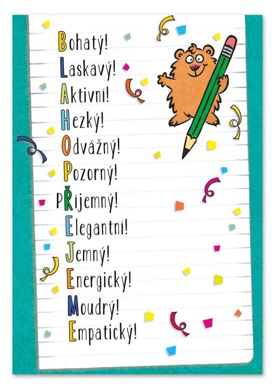 Ditipo Hrací blahopřání - Já na to mám, Naturál - c023020