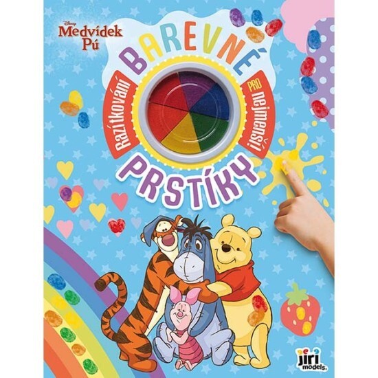 Jiri Models Barevné prstíky - Medvídek Pú - 4608-8