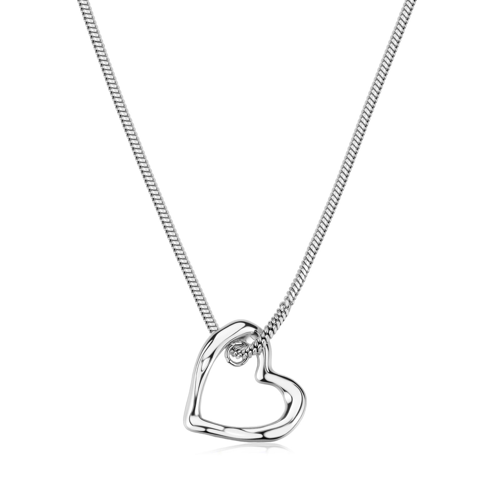 S'Agapõ Elegantní náhrdelník se srdíčkem Emotion SMO03