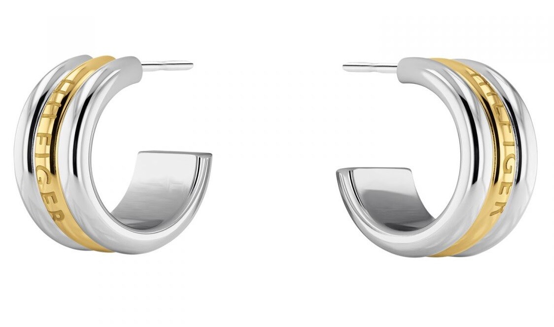 Tommy Hilfiger Fashion bicolor kruhové náušnice 2780542