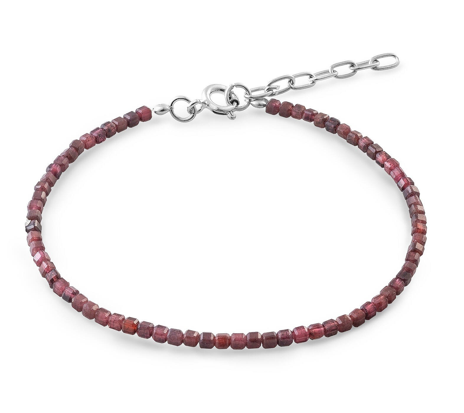 AGAIN Jewelry Minerální náramek z granátu AJKNR013