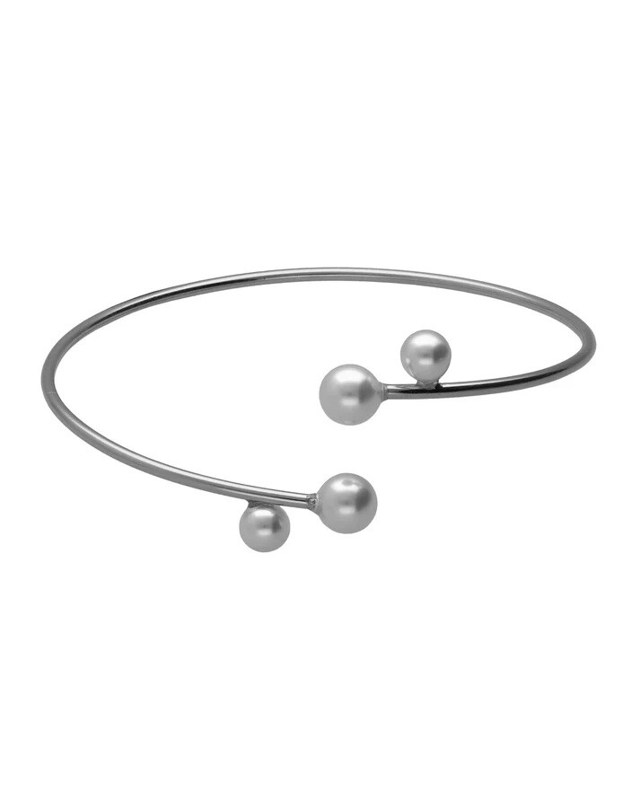 Victoria Cruz Krásný stříbrný náramek s perlami Sera A5556-00HP