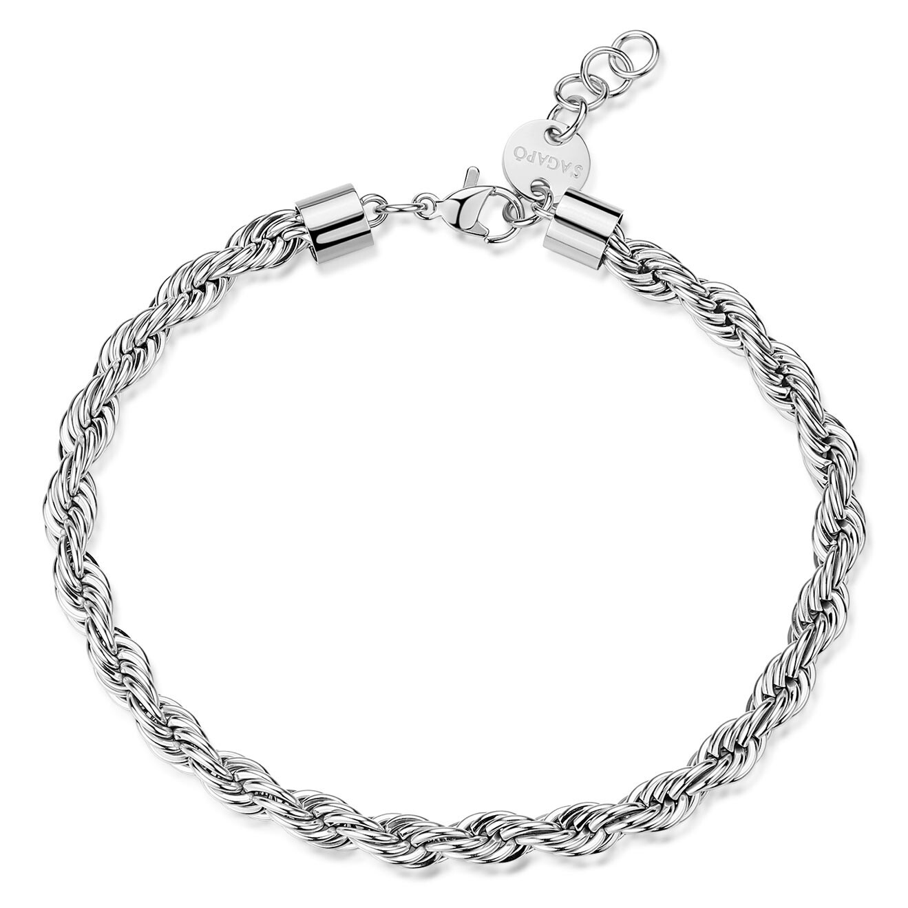 S'Agapõ Ocelový náramek Valis Ripple SRP92