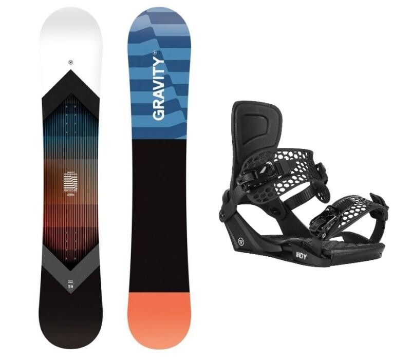 Gravity Adventure 25/26 pánský snowboard + Gravity Indy black 25/26 snb vázání