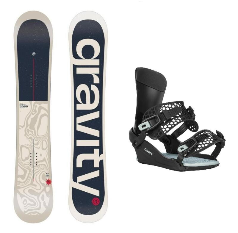 Gravity Cosa 25/26 pánský snowboard + Gravity Drift black/sage vázání
