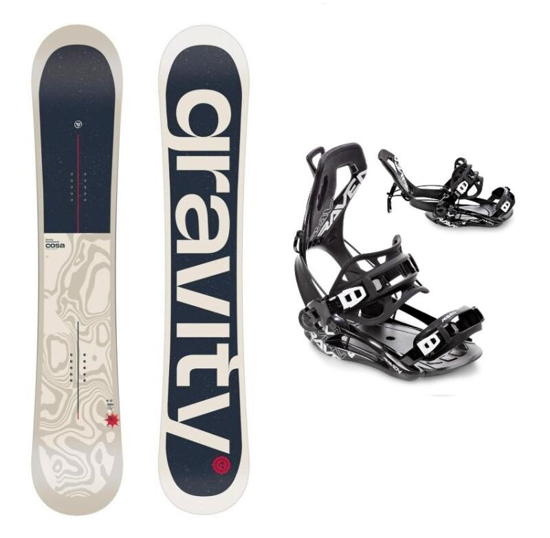 Gravity Cosa 25/26 pánský snowboard + Raven Fastec FT360 black vázání