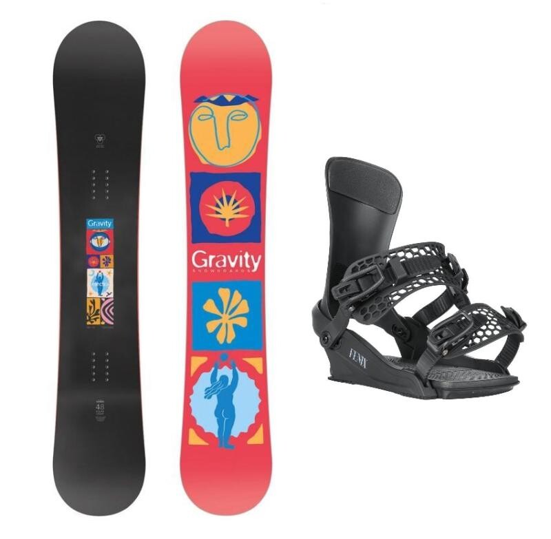 Gravity Electra 25/26 dámský snowboard + Gravity Fenix black 25/26 vázání