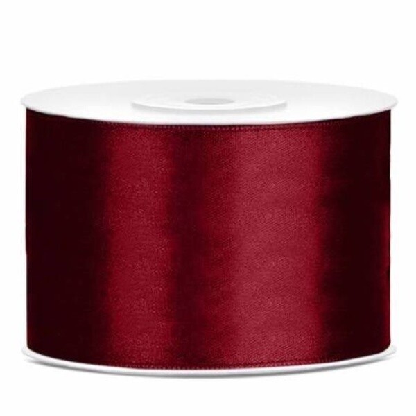 STUHA saténová 38mmx25m bordó