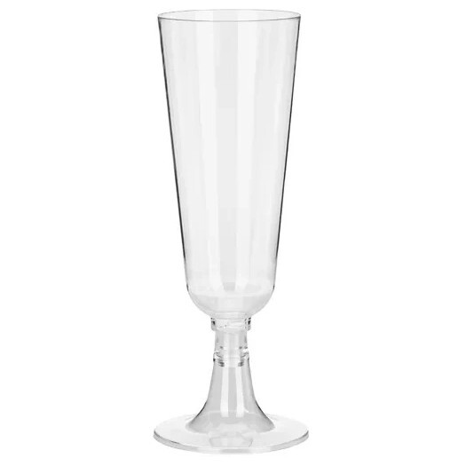 Sklenička na šampaňské průhledná 150 ml